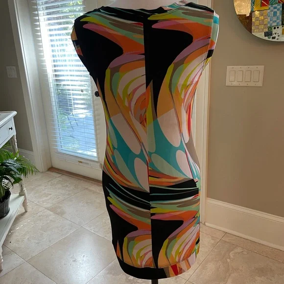Trina Turk Multicolor Abstract Mini Dress - Picture 2 of 4